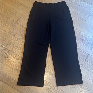 Max studio Black Wide-Leg Ponte pants, women’s size medium